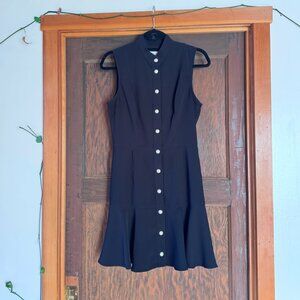 Amanda Uprichard Gatlan black dress